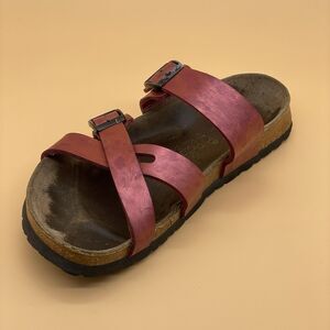 Birkenstock Papillio Sydney Sandals Women's 6 US 37 EU Pink Double Buckle